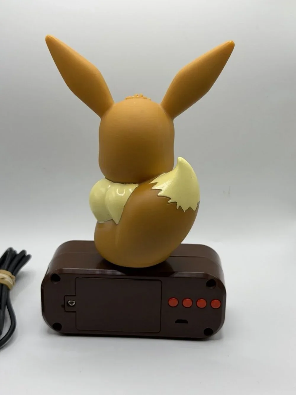 2018 Teknofun Pokemon Eevee Light Up Alarm Clock with Charger Tested Works